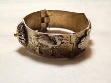 Berber Ethnic Silver Metal CUFF BRACELET