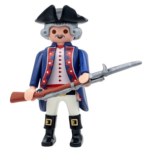 Playmobil figurine soldat bleu