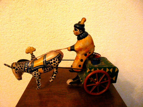 Ancien jouet mecanique - jouet,