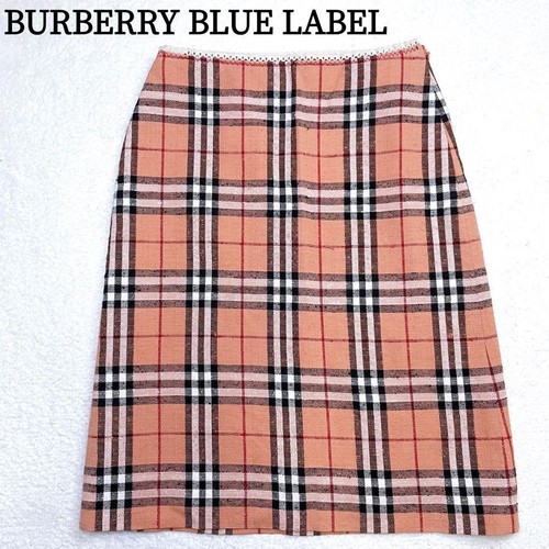 Jupe carreaux burberry blue - jupe, à