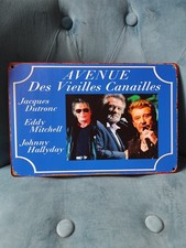 Plaque métal musique Johnny