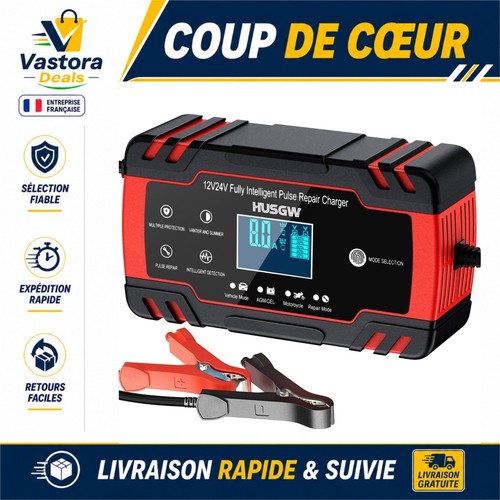 Chargeur batterie voiture moto - batterie,