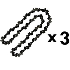 Lot de 3 chaînes 40 maillons
