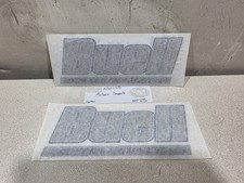 NOS Buell XB Airbox Fuel Tank Cover Decals Emblems Black/Silver #NV-275