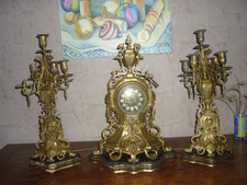 PENDULE GARNITURE DE CHEMINEE