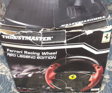 PLAYSTATION PS 3 PC STEERING WHEEL + PEDALBOARD FERRARI RACING WHEEL RED LEGENDS EDITION