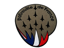 Patch brodé kaki  Patrouille de France H: 100 mm L: 85 mm ?5a.