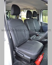 Opel Vivaro 9 Sièges Minibus Imperméable Look Cuir sur Mesure Siège Housses