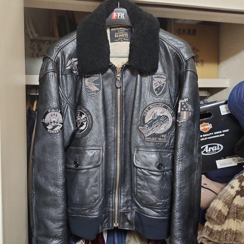 Schott boa patch veste blouson - schott,