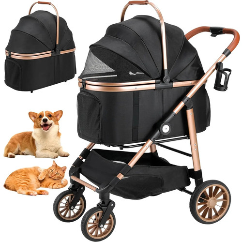 Poussette pliable chien - pliable, 360°