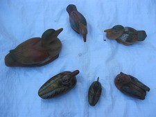 canards en bois peints
