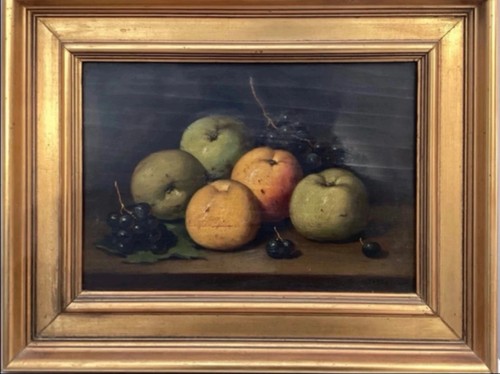 Ancienne peinture nature morte - peinture,