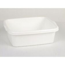 10 Pièce Spülschüsseln en Plastique 34x28x12cm Lavage Domestique Bac Carré