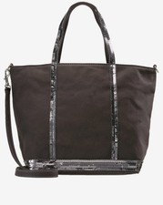 Sac cabas en coton anthracite