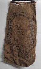 Ancien Sac En Toile De Jute