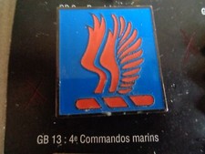 GB13-GRANDE BRETAGNE-PIN'S-TROUPES D'ELITE-4e COMMANDO MARIN