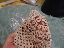 very antique raw cotton debébé cap for babies, antique dolls