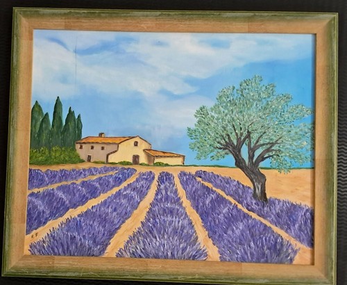 Peinture avec cadre le - cadre,