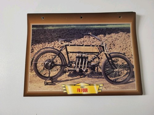 Four 1912 carte fiche motos - fn,