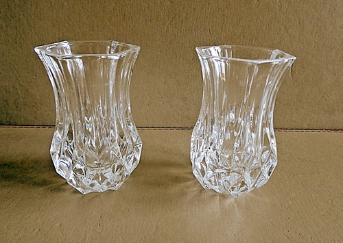 Paire petits vases en - vases,