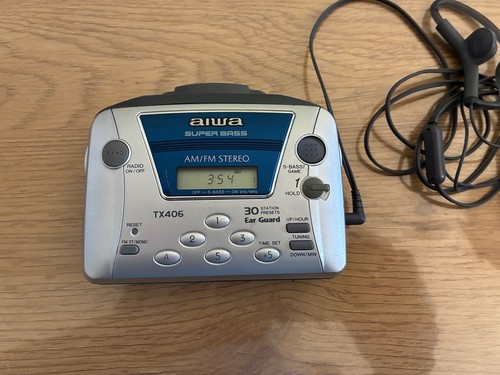 Walkman aiwa tx406 argent - aiwa,