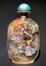 3,6" verre intérieur peinture général homme mots modèle bouteille de sniff