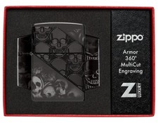 ZIPPO ★ SKULLS DESIGN (Armor