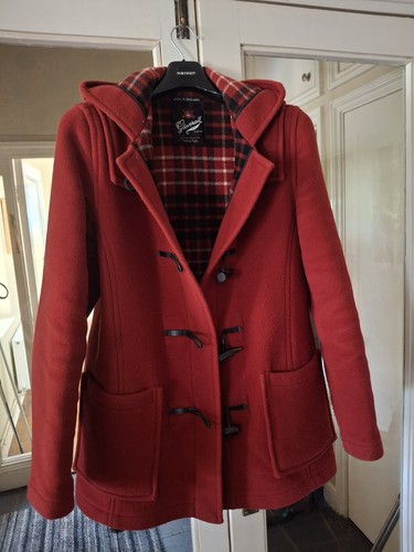Gloverall red dufflecoat size - gloverall,