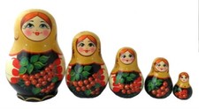  RUSSIAN DOLLS MATRYOSHKA HAND