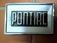 old PONTIAC BRAND REFRIGERATOR PLATE vintage 1960s retro 60'