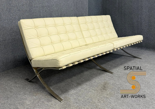 Barcelona style loveseat - style, loveseat–