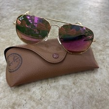 Ray-Ban RB 3025 Aviator Sunglasses, Gold Frame, Multi Color Lens, FREE SHIP