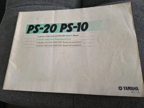 Yamaha ps20 ps10 portable - yamaha,
