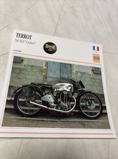 Terrot 500 RCP 4 paliers 1935 carte moto de collection Atlas France