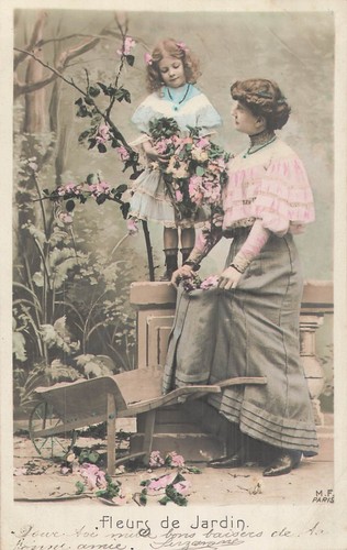 Fleurs jardin petite - cp, de