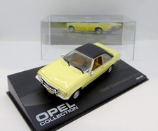 GC1632 IXO / OPEL COLLECTION / OPEL COMMODORE B GS/E 1972-1977 NOIR / JAUNE 1/43