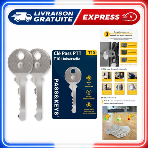 Clé ptt t10 universelle - clé,