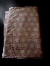 old large coupon antique fabrics fabric cotton 100 ./. + 4 vintage 60' coupons