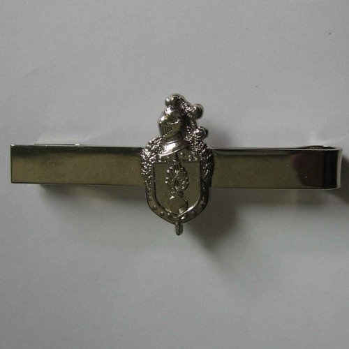 Pince cravate argentée - a,