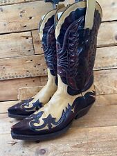 Sendra  cowboy western brown riding boots sz US 8.5 uk 8, like luccese