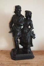 Large German Terracotta Uffrecht & Co Masanielo & Fenela (U&C 236)