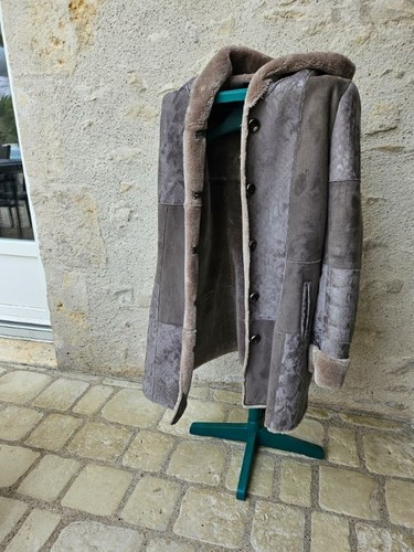 Manteau peau fourrure - en,