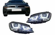 Phares 3D LED DRL pour VW Golf 7 VII 12-17 R-Line Flowing Dynamic Sequential