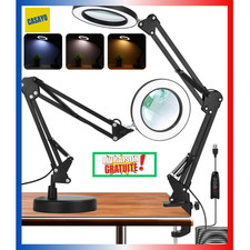 Lampe Loupe de Bureau LED 10X