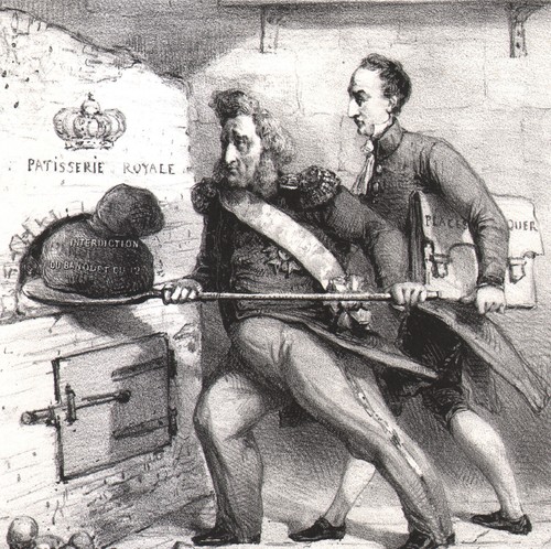 1845 lithographie caricature - lithographie,
