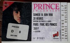 ticket billet used stub place