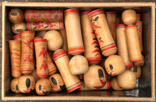 Lot de kokeshi pour