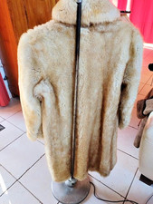 MANTEAU DE FOURRURE BEIGE