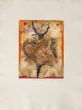 René CARCAN TAUREAU ROYAL 1988 gravure signée