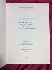 Simon Joseph ASSAF. NOTION AUMÔNE MESOPOTAMIENS PHENICIENS ET ANCIEN TESTAMENT
